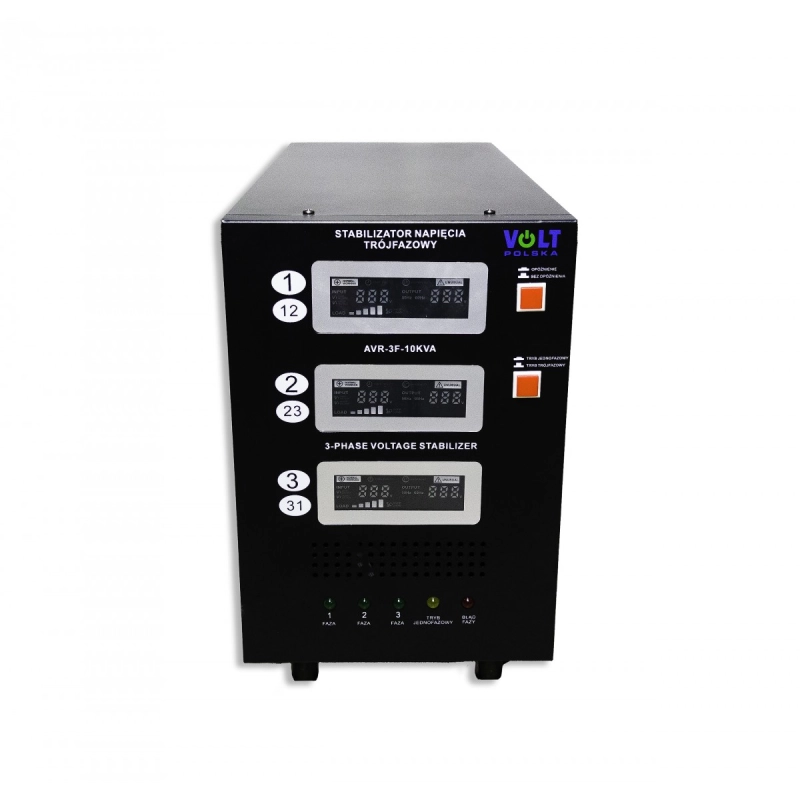 STABILIZATOR NAPIĘCIA TRÓJFAZOWY AVR PRO 10000VA 3% 3F